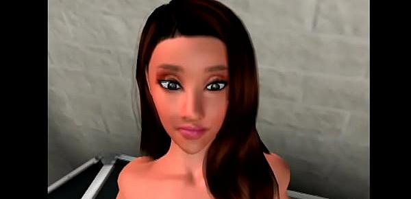  Arianna Grande 3D Virtual fuck (arianna grande lookalike)